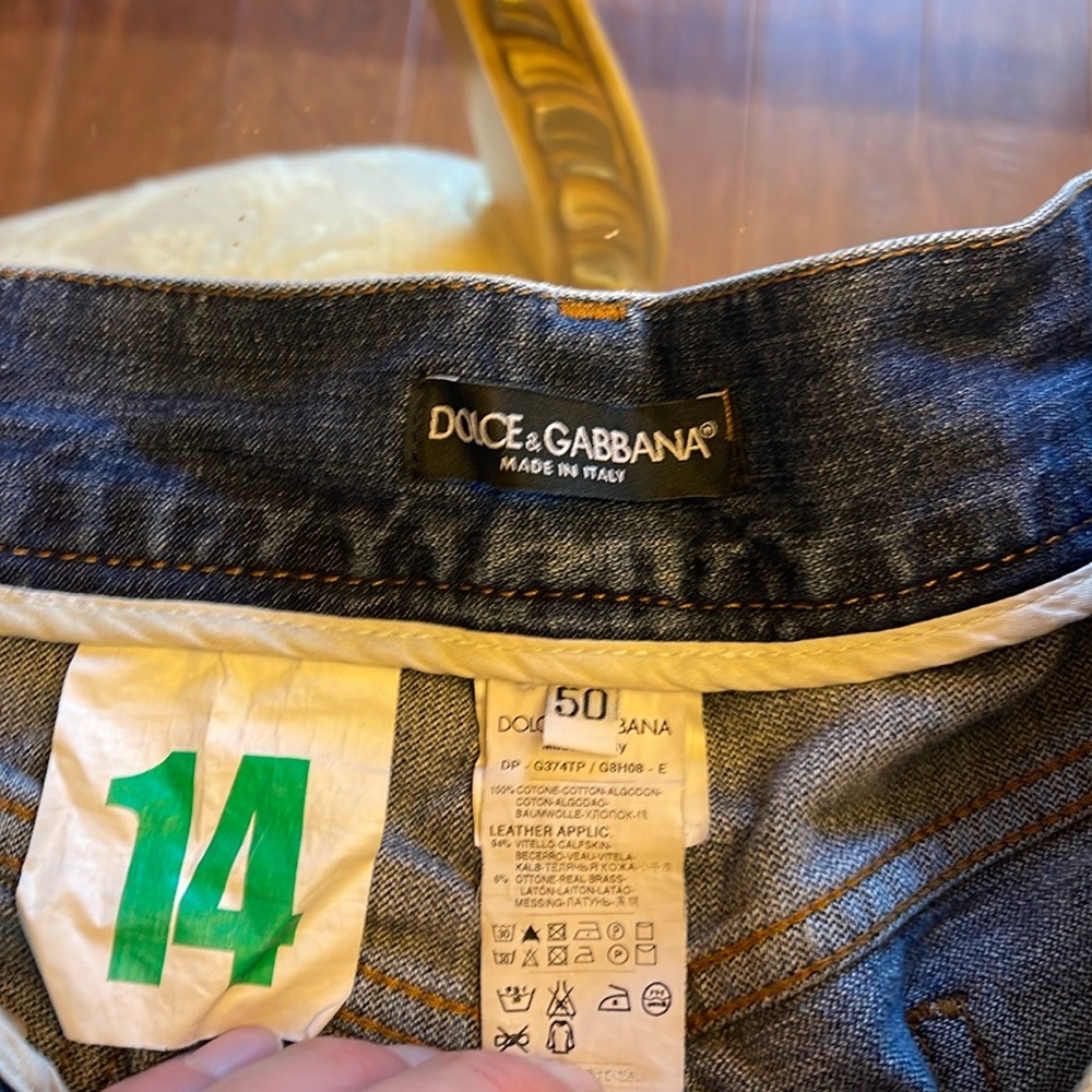 Very good condition dolce and gabbana blue jeans.